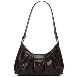 Brown Y2K Retro Style Shoulder Bag